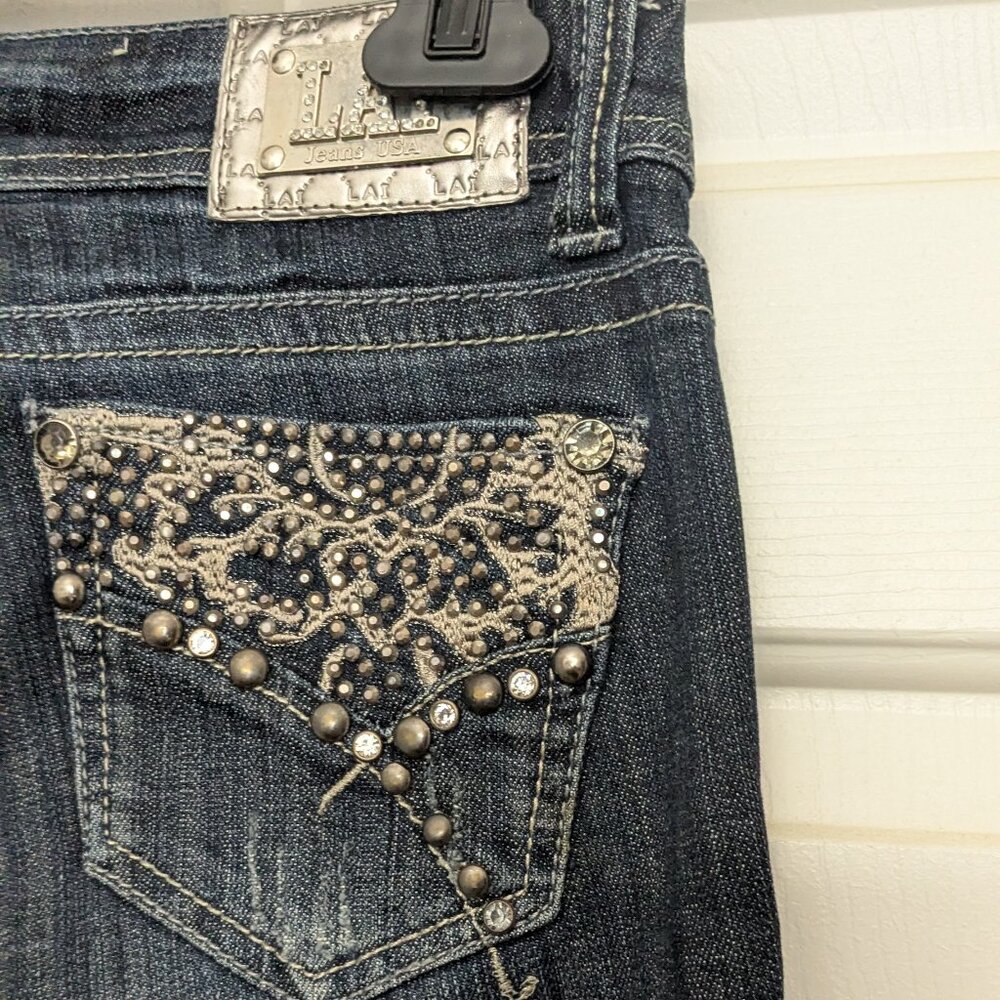 L.A. Idol Women's  Skinny Jeans Size 3 Blue